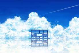 画像 透き通る青い空と海 夏のイラスト集めました 二次元 naver まとめ 風景 空イラスト 夏イラスト