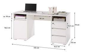 Schreibtisch für kinder gibt es in verschiedenen varianten. Schreibtisch Weiss B 145 Cm Pc Computertisch Kaufland De