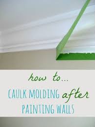 How To Caulk Molding After Painting Walls Home Diy Diy Home Improvement Home Improvement Projects