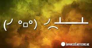 Table Flipping Japanese Emoticons Kaomoji Emoji Dongers Table Flip Emoticon Japanese