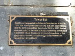 1280px Tower Bell Plaque San Jose State University Dsc03911 Jpg 1 280 960 Pixels California History California State California