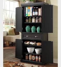 For that reason often the buyers face the problem of the conditions of such cabinetry. Nantucket Kitchen Storage Pantry Cabinet In A Distressed Finish Black Plowhearth