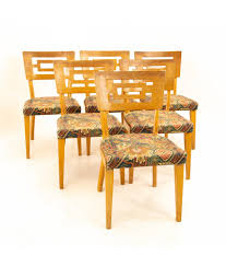 Heywood wakefield dining chairs crazymba club. Heywood Wakefield Style Richardson Furniture Mid Century Dining Chairs Set Of 6