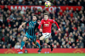 Mon, 13 jul 2020 stadium: Southampton S Shane Long And Victor Lindelof Of Manchester United During The Premier League Match Between M Manchester United Manchester Premier League Matches