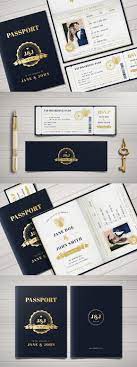 Passport Wedding Invitation Passport Wedding Invitations Wedding Invitations Diy Simple Wedding Invitations