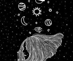 Aesthetic Black And White Galaxy Drawings Tote Bag Galaxy Drawings Black And White Art Drawing Galaxy Art