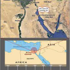 The sun rises at 08:41 and sets at 20:48 local time (africa/cairo utc/gmt+2). Map Showing The Location Of The Suez Canal Within The Habitable Region Download Scientific Diagram