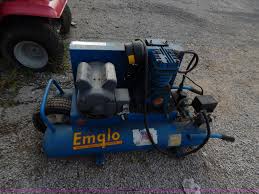 All property is offered for sale as is, where is.. Emglo Dual Tank Air Compressor In Nevada Mo Item Aw9213 Sold Purple Wave