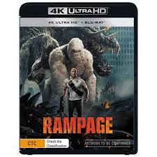 But a rogue genetic experiment gone awry transforms this gentle ape into a raging monster. 4k Uhd Rampage 2018 4k 2d Blu Ray Australia Hi Def Ninja Pop Culture Movie Collectible Community
