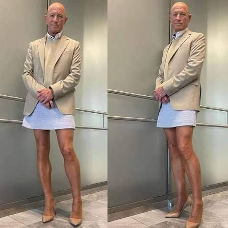 Engineer father of 3 wears skirts and high heels to work