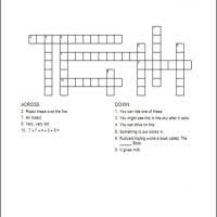 Parents, teachers, churches and recognized nonprofit organizations may print or copy multiple crossword puzzles pages for use at home or in the classroom. Kids Crossword 1