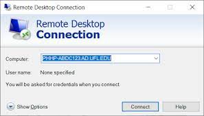 Terminal services and thin client support. Remoting To Your Desktop Phhp It College Of Public Health And Health Professions University Of Florida