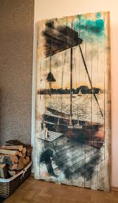 Die Wandgestaltung Mit Grossformatigen Holzbildern Ist Eine Wirkungsvolle Raumdekoration Wandbilder Im Xxl Format Aus Holz Sind Wandbild Holz Holzbilder Bilder