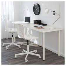 Linnmon Tischplatte Weiss 200x60 Cm Ikea Deutschland Ikea Zuhause Tisch Weiss Hausburo Schreibtische