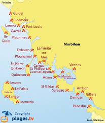 La rédaction a sélectionné cinq raisons d'élire le morbihan pour s'installer. Carte Des Plages Du Morbihan 56 En Bretagne Bretagne Morbihan Bretagne Morbihan