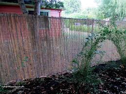 Chain link fence cost + how to save money! Diy Beautify A Chain Link Fence With Bamboo Our Fairfield Home Garden