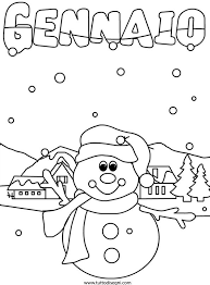 Mesi Dell Anno Da Colorare Gennaio Tuttodisegni Com Disegni Da Colorare Immagini Disegno Per Bambini