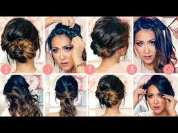 Thin or fine hair is practically made for certain styles of buns alison brie's style, when worn down, barely brushes her shoulders, proving how a little styling can go a long way. 10 Elegant Hairstyles Updos Easy Hairstyle Tutorial For Long Medium Hair Youtube