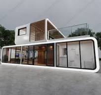 Custom GS-DB01 Double Apple Cabin Prefab House Module House ...