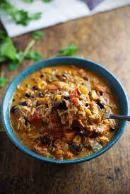 Queso Crockpot Chicken Chili With Roasted Corn And Jalapeno Pinch Of Yum Recipe Recipes Chicken Chili Crockpot Crock Pot Cooking