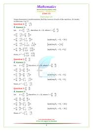 Matrices For Class 12 Class 12 Maths Math 12th Maths