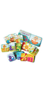 Cheap baby toys under $15 best cheap soft baby toy : Amazon Com Baby Bath Books Mega Set Pack Of 13 Books Educational Waterproof Baby Bathtime Plastic Books For Bath Tub With Animals Colors Numbers And Abc Letters Learning Toy Books For