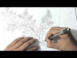 Simple Flower Design Drawing On Paper Embroidery Designs Pencil Sketch Youtube Enter the colorful and black & white magical world of art.