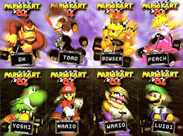 Mario Kart 64 Cards From Nintendo Power Mario Kart 64 Mario Kart Super Mario Bros Games