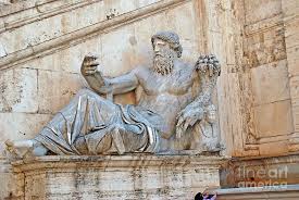 This is the piazza del campidoglio, a renaissance square designed by michelangelo, with the palazzo nuovo to the right do not use without permission. Statue Capitoline Hill Of Rome Italy Sculpture By Eva Kaufman