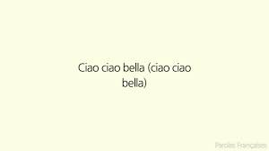 Dj Hamida Ciao Bella Ft Lartiste Paroles Lyrics Youtube