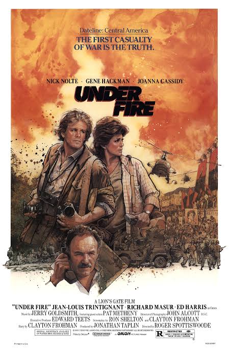 Under Fire movie poster (1983)