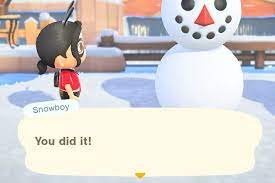 Animal Crossing New Horizons Perfect Snowboy Guide And Diy Recipe List Polygon Animal Crossing Animals Diy Food Recipes