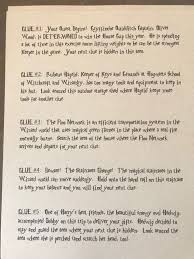 Indoor Birthday Scavenger Hunt Riddles Harry Potter Treasure Hunt Clues 1 5 Harry Potter Party Games Harry Potter Kids Harry Potter Games