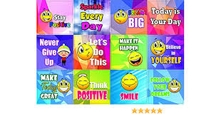 Can you guess these translated moments? Creanoso Positive Sayings Emoji Stickers 20 Sheet Awesome Stocking Stuffers Gifts For Boys Girls Teens Cool Wall Art Table Decor Amazon Ca Office Products