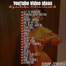 Youtube Video Ideas Youtube Hacks Youtube Channel Ideas Start Youtube Channel