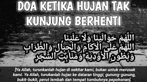 Ilmu Pengetahuan 4 Doa Agar Hujan Reda