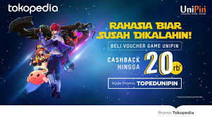 Whether you're looking for new movies, books, magazines, or android apps and games—it's all available on google play. Promo Tokopedia Cashback 20 Voucher Game Unipin