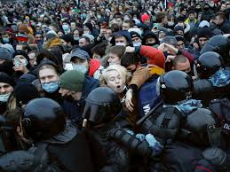 Yulia navalnaya was fined $265 for taking part in unsanctioned protests on. The Wife Of Russian Opposition Leader Alexei Navalny Is Arrested As Mass Protests Defy Putin And Call For His Release From Prison