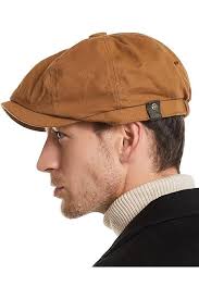 accsa Casquette plate pour homme Newsboy