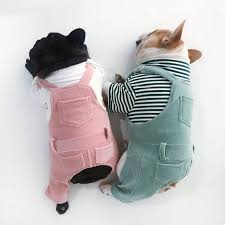 Dog Cat Pastel Color Painter Bid Overall Dungarees Candy Color Etsy In 2020 Dog Fashion Clothes French Bulldog Clothes Dog Clothes