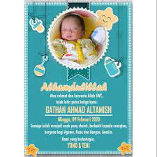 Hadis pemberian nama di hari pertama bayi lahir Isi 100 Lembar Per Box Kartu Nama Bayi Kartu Aqiqah Kartu Syukuran Shopee Indonesia