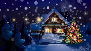 Looking for the best wallpapers? 151733 Color Wallpapers Good Night Cozy Christmas Trees Snow Desktop Background