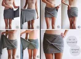 Scarf Into Skirt Diy Skirt How To Make Skirt Diy Clothing