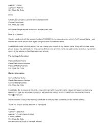 Sample Letter Of Change Name Request Top Form Templates
