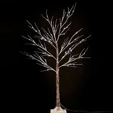 25 Low Voltage 1 2m Snow Effect Twig Tree With White Lights Kmart Twig Tree Snow Effect White Light