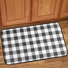 Free uk mainland delivery & best price guarantee. Buffalo Check Printed Anti Fatigue Kitchen Floor Rug Mat In Black And White 18 X 30 Walmart Com Walmart Com