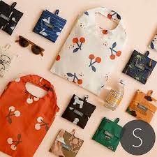 楽天市場 送料無料 エコバッグ pocket bag 01 sサイズ デイリーライク dailylike メール便対応 ブランド おしゃれ かわいい レディース メンズ 子供 折りたたみ コンパクト ミニサイズ 軽量 小さめ 犬 花 鳥 動物 さくらんぼ プレゼント ギフト コンビニサイズ 入園