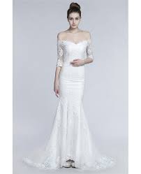 Off the shoulder cape gown 22209. Mermaid Fitted Sexy Lace Wedding Dress With Off The Shoulder Sleeves H76001 Gemgrace Com