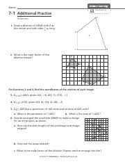 We did not find results for: Aga Gm 0701 Ap 2 Pdf Name Savvasrealize Com 7 1 Additional Practice A Dilations 1 Draw A Dilation Of Abcd With E As The Center And With Sides Course Hero