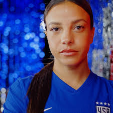 Milestone Mal 🫶 Celebrating @malpugh and her 100 caps (and counting!)  before kickoff today in Nashville!